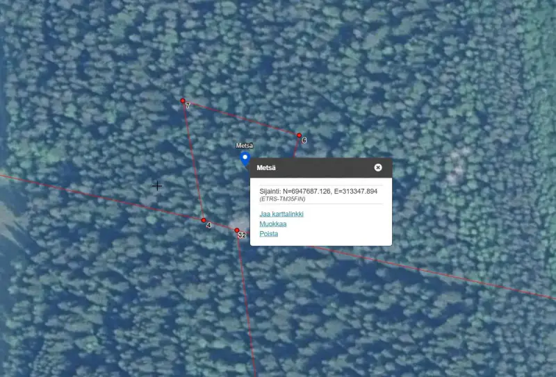 Terrain de loisir Kuotesjärvi — Alavus, 1,76 ha, ~100 m rive sable, droits 130 m² — 12