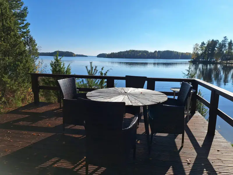 Terrain de vacances 3 780 m² avec plage de sable au sud et ~88 m de rive privée sur le Ruotsalainen, petit sauna — Kalkkinen, Asikkala — 4