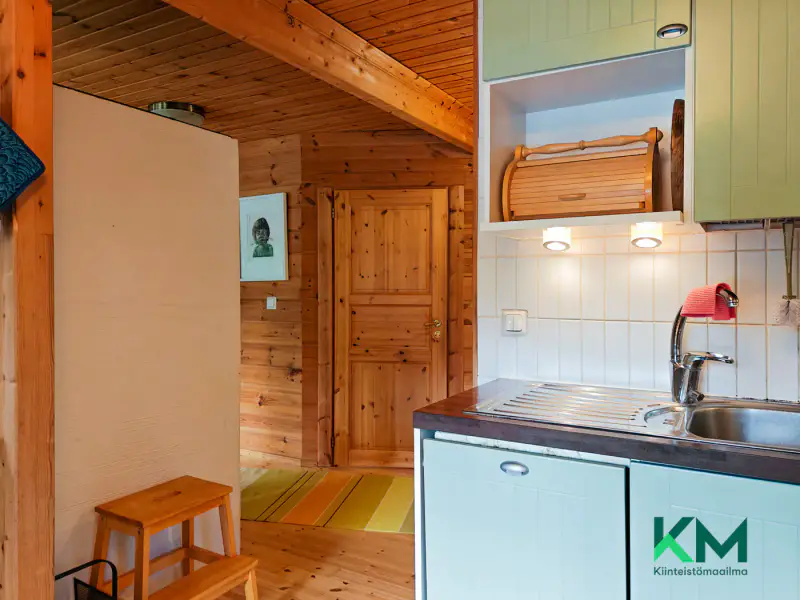 Maison Honka 86 m² (2012) + rantasauna, ~83 m Joutenvesi / Saimaa, 7 430 m² — Ihamaniemi — 10