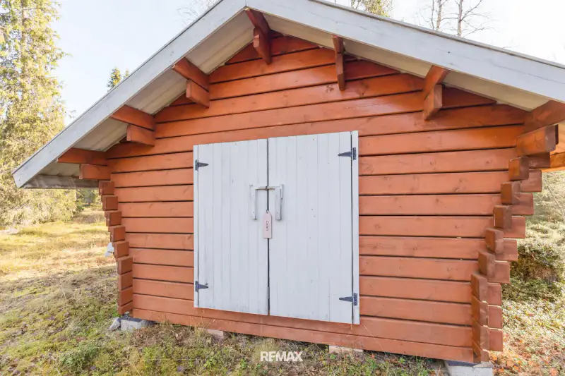Mökki en rondins ~52 m² (1989) + sauna à bois, 2,06 ha et rive privée sur l’Ounasjoki — Peltovuoma / Enontekiö — 6