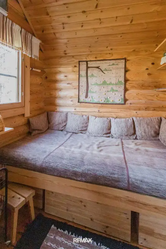 Mökki en rondins ~52 m² (1989) + sauna à bois, 2,06 ha et rive privée sur l’Ounasjoki — Peltovuoma / Enontekiö — 13
