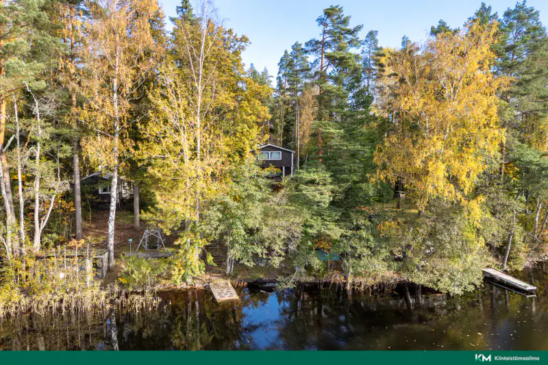 Terrain de loisirs de 5 690 m² + plan d’eau de 6 830 m², rive sud ~70 m — Siikajärvi / Espoo — 4