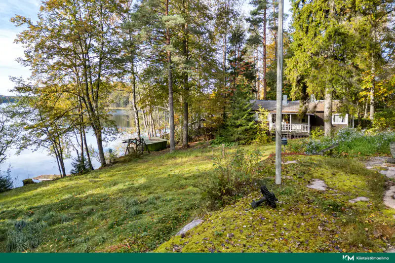 Terrain de loisirs de 5 690 m² + plan d’eau de 6 830 m², rive sud ~70 m — Siikajärvi / Espoo — 3