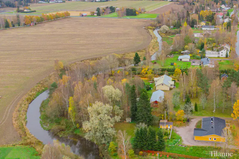 Maison 1969 entièrement rénovée (145,5 m², 4 chambres) sur terrain de 2 700 m² avec rive privée sur l’Eurajoki — Sorkkinen, Eura — 7