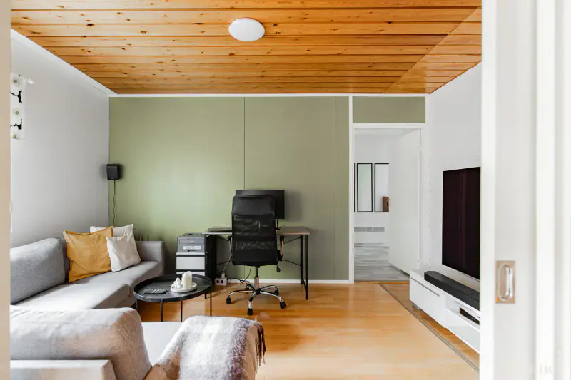 Maison 1969 entièrement rénovée (145,5 m², 4 chambres) sur terrain de 2 700 m² avec rive privée sur l’Eurajoki — Sorkkinen, Eura — 13
