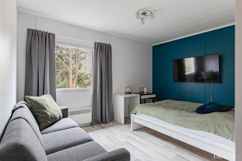 Maison 1969 entièrement rénovée (145,5 m², 4 chambres) sur terrain de 2 700 m² avec rive privée sur l’Eurajoki — Sorkkinen, Eura — 15