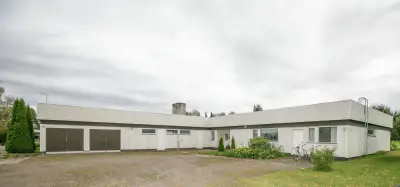 Maison bois ~240–300 m² (1975) + atelier ~100 m², 6 500 m², Eurajoki — Kiukainen / Eura — 1