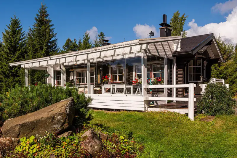 Mökki hivernal 57 m² (1991) mer + sauna, ~1,4 ha bout de chemin — Luvia / Eurajoki — 10