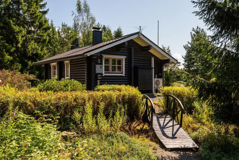 Mökki hivernal 57 m² (1991) mer + sauna, ~1,4 ha bout de chemin — Luvia / Eurajoki — 11