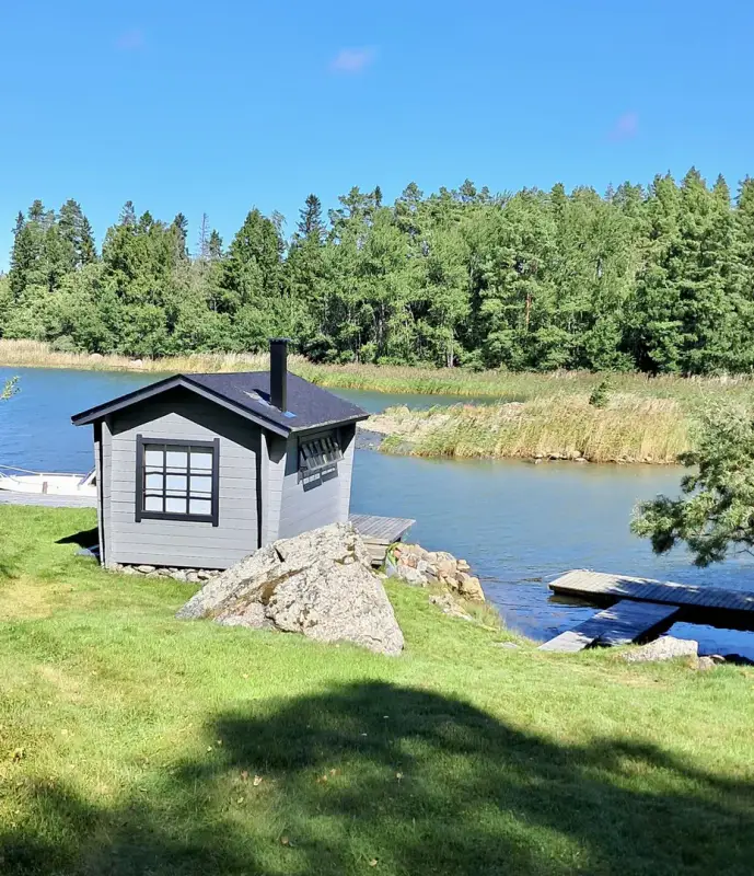 Chalet mer 1976, 31 m², rive privée, 2 250 m² — Isomaan saari, Luvia (Eurajoki) — 12