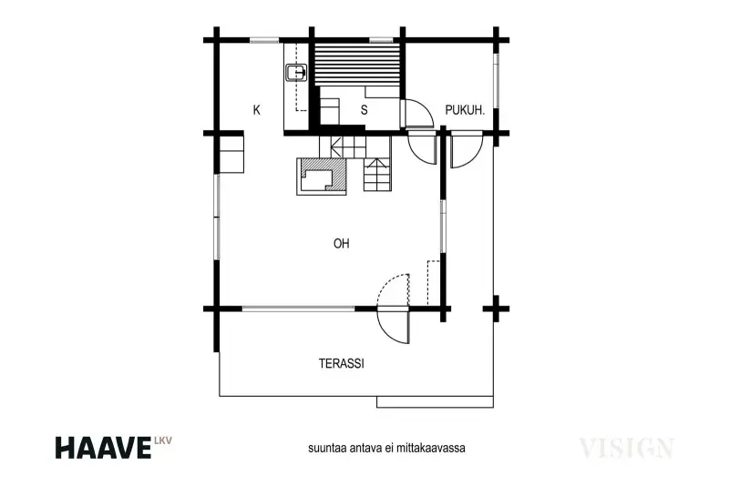Chalet mer 1976, 31 m², rive privée, 2 250 m² — Isomaan saari, Luvia (Eurajoki) — 16