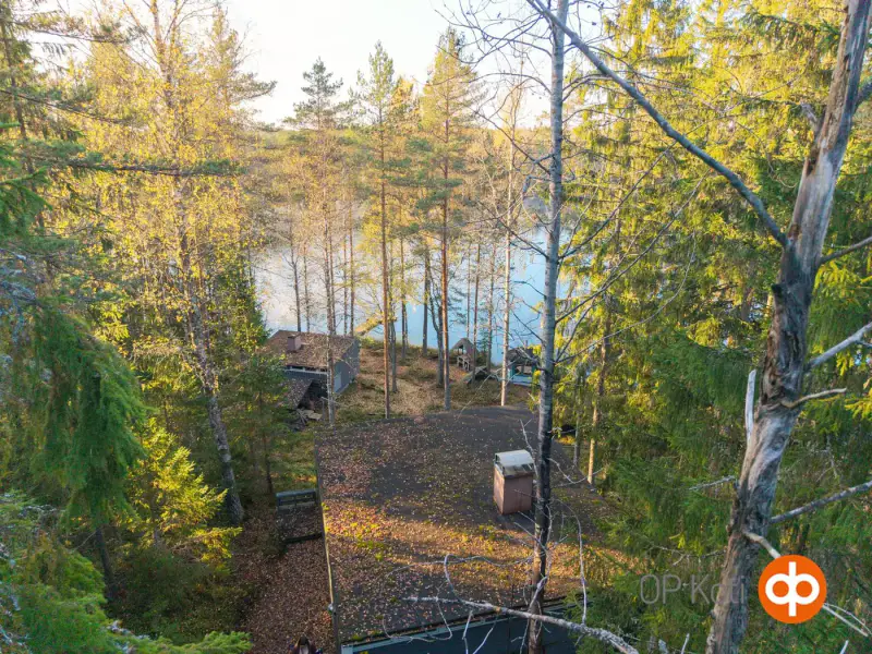 Chalet de 1973 (36 m²) + sauna de rive avec salle et cheminée, 41 m de rive privée et 2 040 m² sur le Kiimalammi — Koijärvi / Forssa — 16