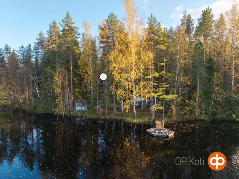 Chalet de 1973 (36 m²) + sauna de rive avec salle et cheminée, 41 m de rive privée et 2 040 m² sur le Kiimalammi — Koijärvi / Forssa — 6