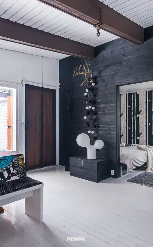 Chalet d’architecte ~58 m² (1966) avec sauna, 3 350 m² et rive — Sotkajärvi / Renko — 14