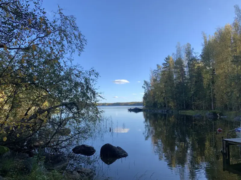 Mökki Honka Iltatähti ~34 m² (2000) + rantasauna, 6 350 m², Kuohijärvi — Lammi / Hämeenlinna — 6