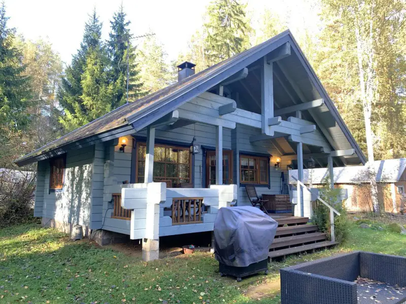 Mökki Honka Iltatähti ~34 m² (2000) + rantasauna, 6 350 m², Kuohijärvi — Lammi / Hämeenlinna — 2