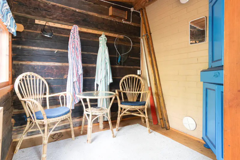 Chalet 1970, 48 m², rive privée, 3 020 m² + sauna de rive — Kalvola, Hämeenlinna — 12