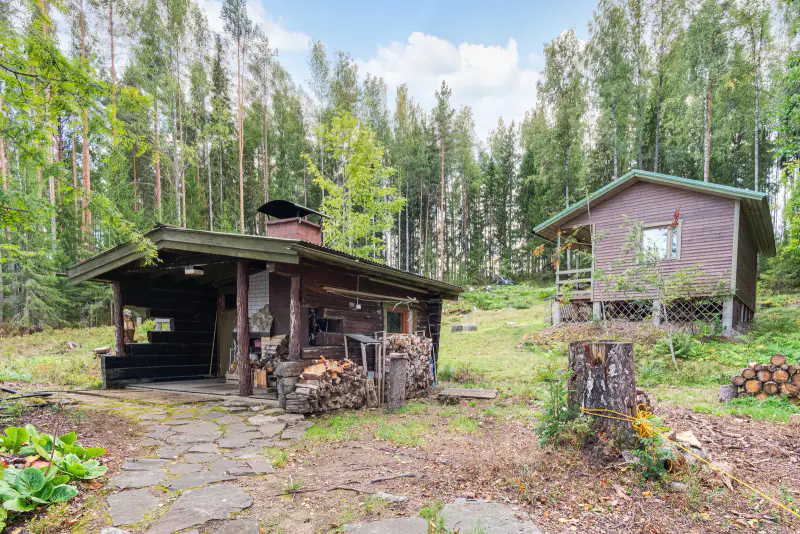 Chalet 1970, 48 m², rive privée, 3 020 m² + sauna de rive — Kalvola, Hämeenlinna — 17