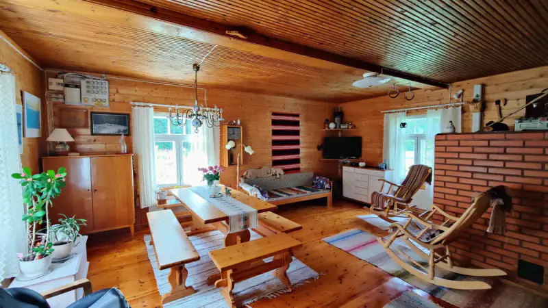 Maison 1930 ~100 m² + 2 saunas, ~11,4 ha forêt, rive Kynsivesi ~30 m — Mäyrämäki — 5