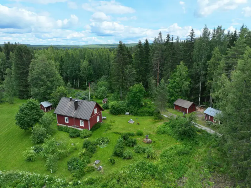 Maison 1930 ~100 m² + 2 saunas, ~11,4 ha forêt, rive Kynsivesi ~30 m — Mäyrämäki — 2
