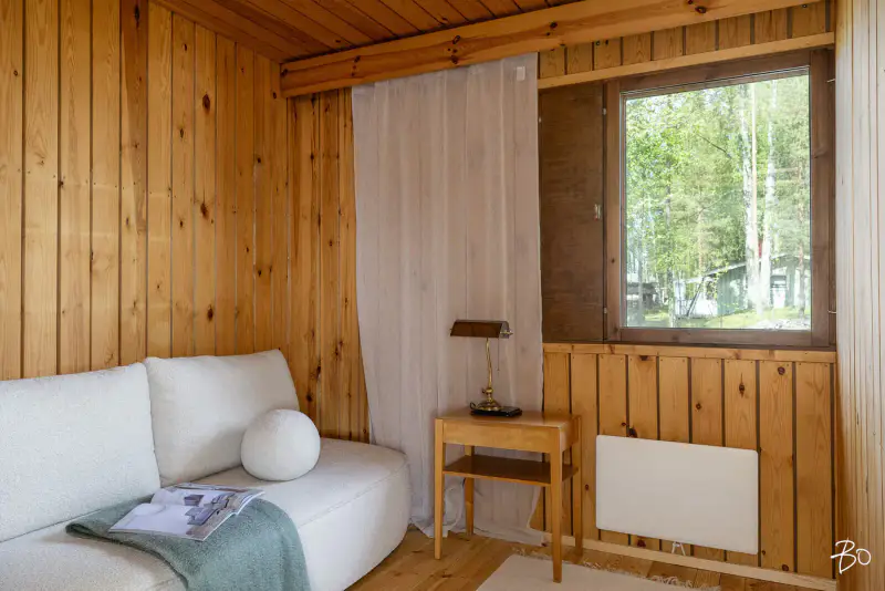 Chalet ~52 m² (1977) rénové 2025–26 sur île du Jääsjärvi + sauna, 3 210 m² — Hirvisaaret / Hartola — 14