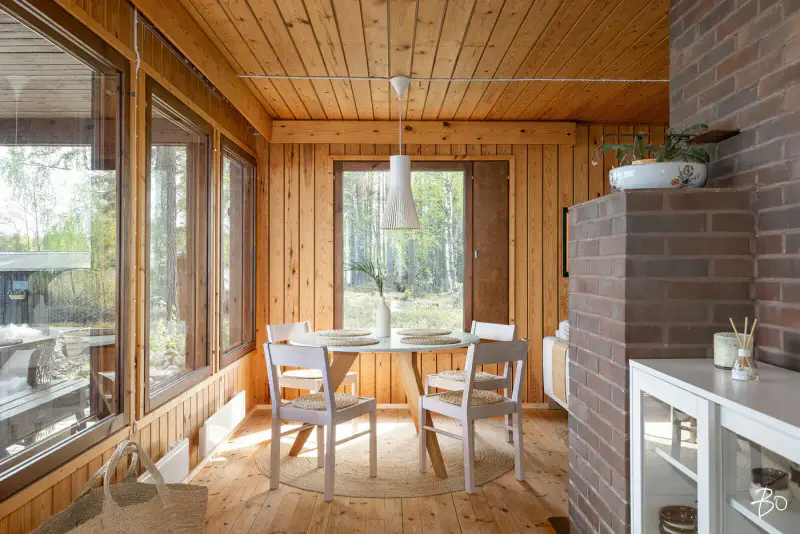 Chalet ~52 m² (1977) rénové 2025–26 sur île du Jääsjärvi + sauna, 3 210 m² — Hirvisaaret / Hartola — 13