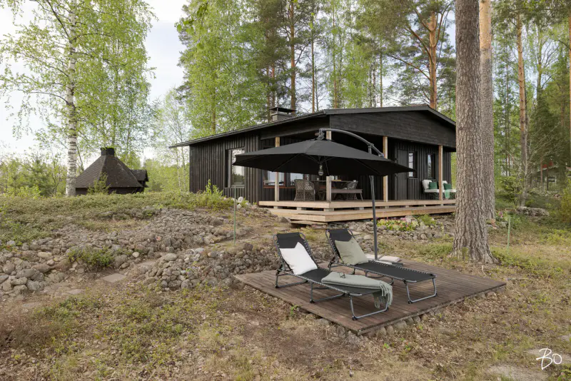 Chalet ~52 m² (1977) rénové 2025–26 sur île du Jääsjärvi + sauna, 3 210 m² — Hirvisaaret / Hartola — 9