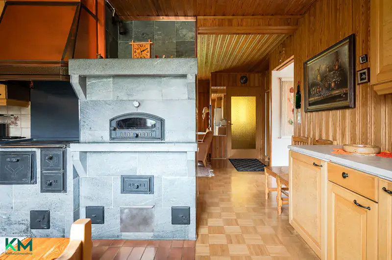 Maison ~118 m² (1985) géothermie + sauna de rive en rondins, 4 445 m² et 220 m de rive sur la Tainionvirta — Hartola — 13
