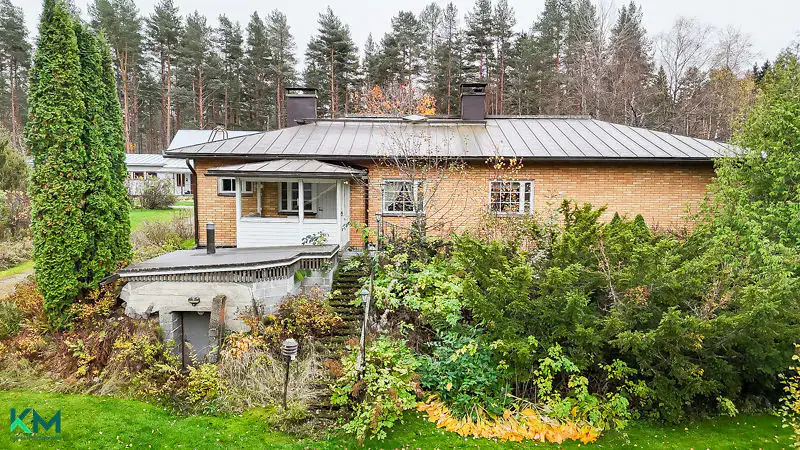 Maison ~118 m² (1985) géothermie + sauna de rive en rondins, 4 445 m² et 220 m de rive sur la Tainionvirta — Hartola — 18