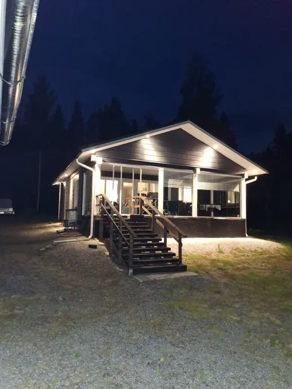 Hirsimökki ~64 m² (2020) + rantasauna, 3 900 m², Petruma — Heinävesi — 1
