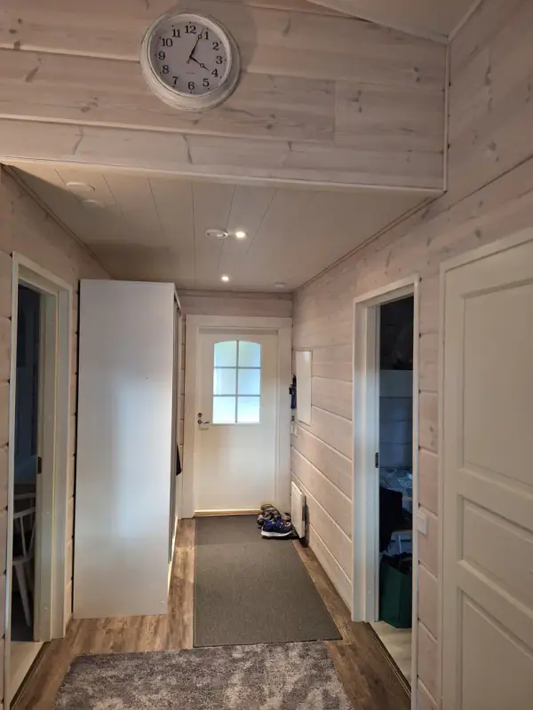 Hirsimökki ~64 m² (2020) + rantasauna, 3 900 m², Petruma — Heinävesi — 9