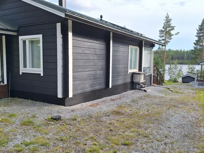 Hirsimökki ~64 m² (2020) + rantasauna, 3 900 m², Petruma — Heinävesi — 4