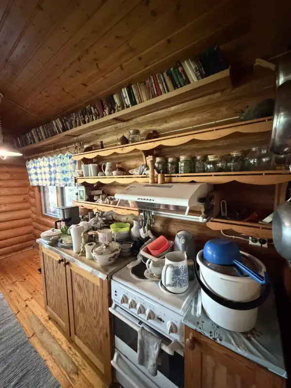 Mökki rondins ~31 m² (1993) + sauna séparée, 1,26 ha péninsule, Saimaa / Pieni Kolovesi — Pyylinsaari / Heinävesi — 7