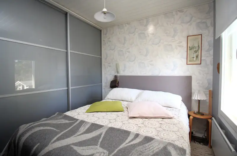 Mökki rénové ~39 m² (1971, refait 2013–2014) + sauna en rondins 2012, 2 150 m² et ~40 m de rive privée sur le Kaitoo — Paistjärvi / Heinola — 14