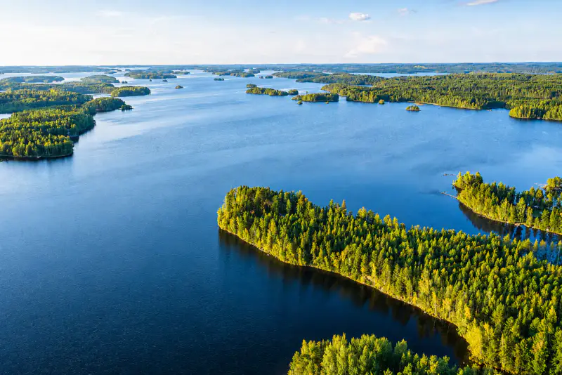 Presqu’île privée sur le Puula — Hirvensalmi (~10 ha) — 2