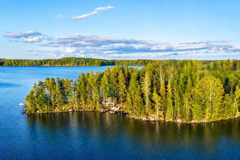 Presqu’île privée sur le Puula — Hirvensalmi (~10 ha) — 6