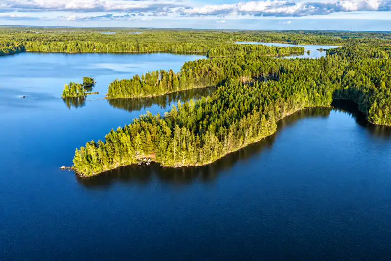 Presqu’île privée sur le Puula — Hirvensalmi (~10 ha) — 5