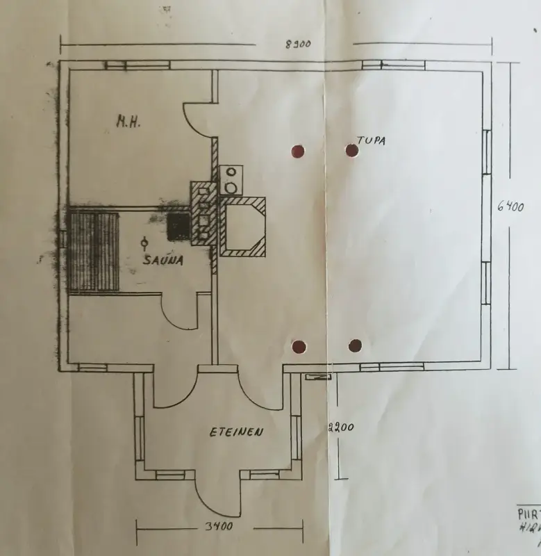 Mökki ~60 m² (1995) + rantasauna, aitta, grillitupa, 8 790 m², Puula — Tuukkala / Hirvensalmi — 8