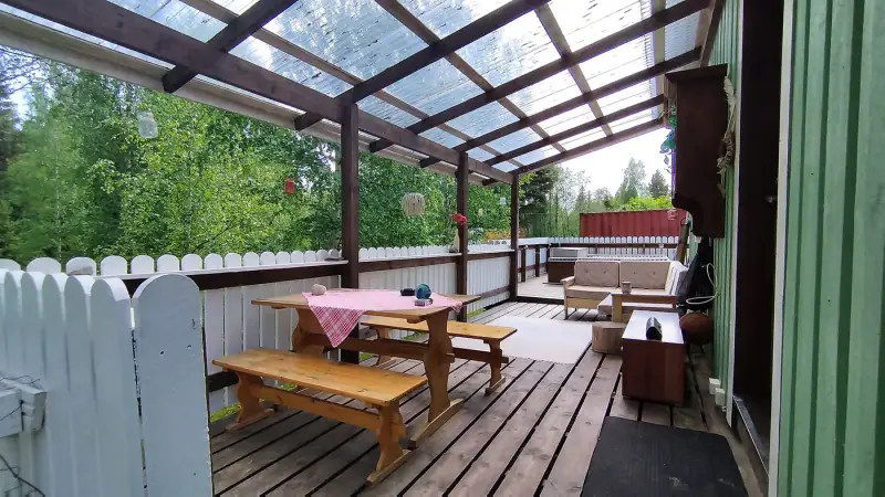 Mökki ~60 m² (1995) + rantasauna, aitta, grillitupa, 8 790 m², Puula — Tuukkala / Hirvensalmi — 18