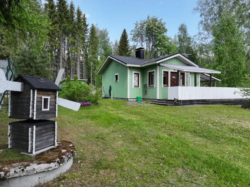 Mökki ~60 m² (1995) + rantasauna, aitta, grillitupa, 8 790 m², Puula — Tuukkala / Hirvensalmi — 11