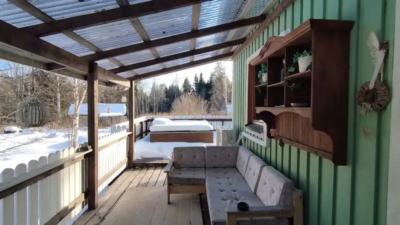 Mökki ~60 m² (1995) + rantasauna, aitta, grillitupa, 8 790 m², Puula — Tuukkala / Hirvensalmi — 15