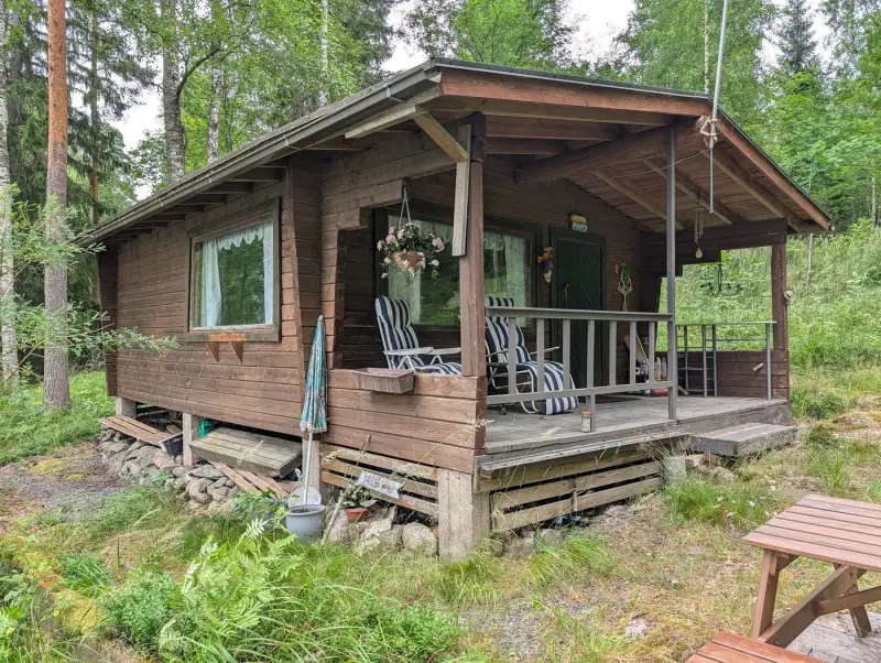 Chalet ~30 m² (1972) + rantasauna, 2 000 m², Lahnajärvi — Hirvensalmi — 4