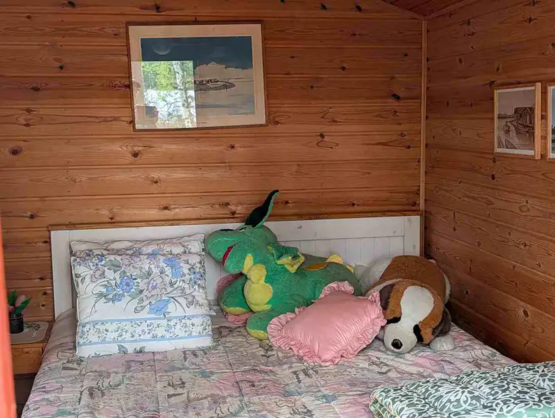 Ensemble 3 parcelles ~45 m² (1976) + rantasauna, 7 030 m², Puulavesi — Tentunniemi / Hirvensalmi — 14