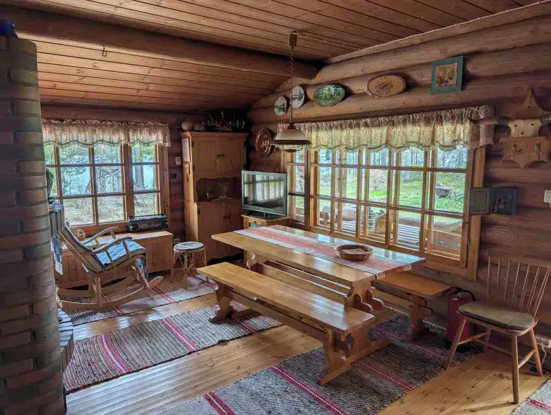 Ensemble 3 parcelles ~45 m² (1976) + rantasauna, 7 030 m², Puulavesi — Tentunniemi / Hirvensalmi — 5