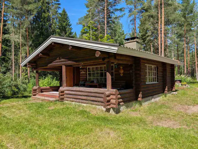 Ensemble 3 parcelles ~45 m² (1976) + rantasauna, 7 030 m², Puulavesi — Tentunniemi / Hirvensalmi — 4