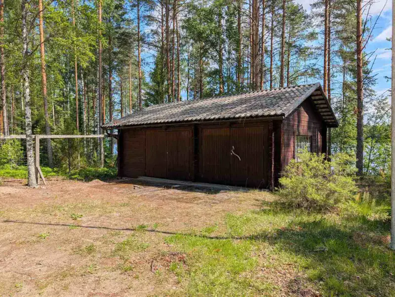 Ensemble 3 parcelles ~45 m² (1976) + rantasauna, 7 030 m², Puulavesi — Tentunniemi / Hirvensalmi — 18