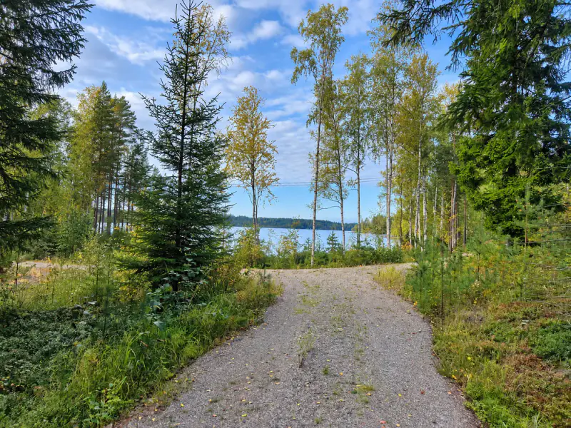 Terrain constructible ~1,9 ha, ~200 m rive ouest Puula, 350 k-m² — Suurenniemi / Hirvensalmi — 9