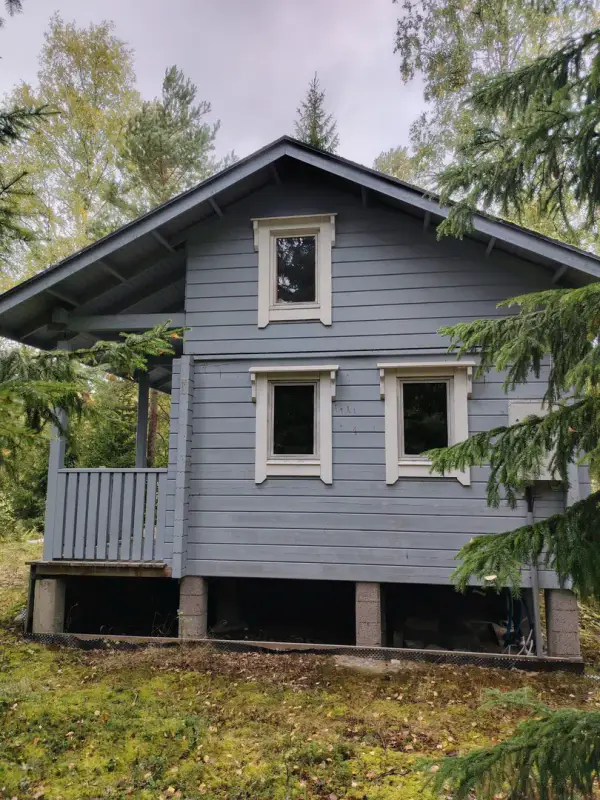 Mökki rondins île ~24,5 m² (2017) + sauna, 1 940 m², Kyrösjärvi — Kallionkieli / Ikaalinen — 2