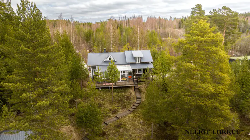 Hirsimökki 2016/2021, 66 m² + rantasauna, ~1,9 ha Mekrijärvi — Ilomantsi — 18
