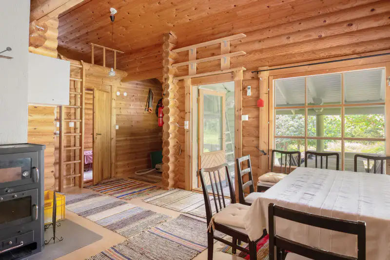 Hirsimökki ~42 m² (1990) + sauna, 4 800 m², Inkoonjoki — Nötterdalen / Inkoo — 16